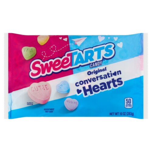 SweeTarts Original Conversation Hearts Candy, 10 oz