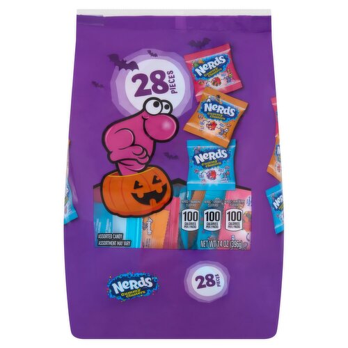Nerds Gummy Clusters Assorted Candy, 28 count, 14 oz
