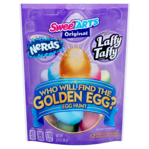 Ferrara Egg Hunt Candy Filled Plastic Eggs, 12 count, 3.4 oz