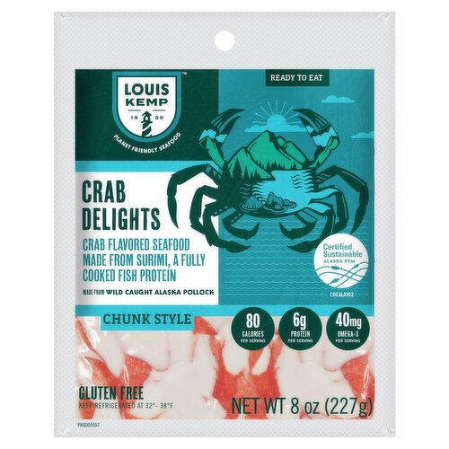 Louis Kemp Chunk Style Crab Delights, 8 oz