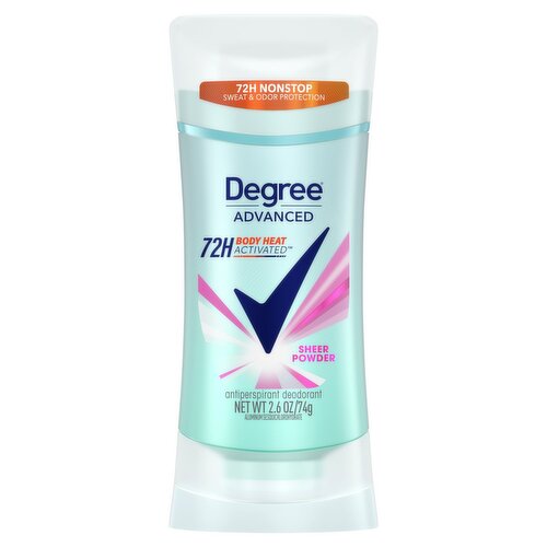 Degree Advanced Sheer Powder Antiperspirant Deodorant, 2.6 oz