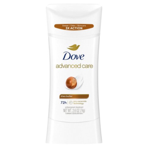 Dove Advanced Care Shea Butter Antiperspirant Deodorant, 2.6 oz