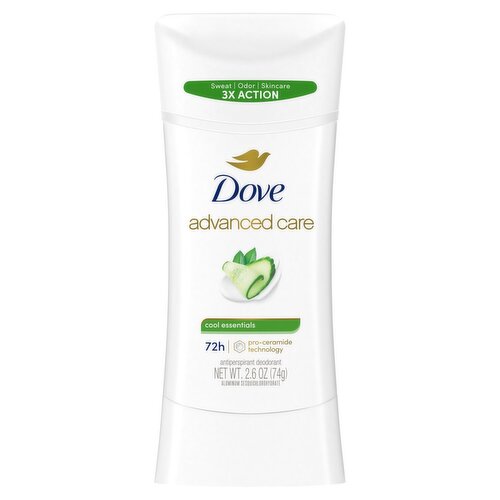 Dove Advanced Care Cool Essentials Antiperspirant Deodorant, 2.6 oz