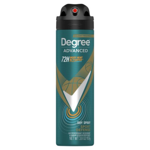 Degree Advanced Sport Defense Dry Spray Antiperspirant Deodorant, 3.8 oz