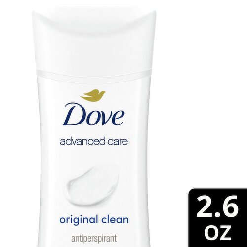 Dove Advanced Care Original Clean Antiperspirant Deodorant, 2.6 oz