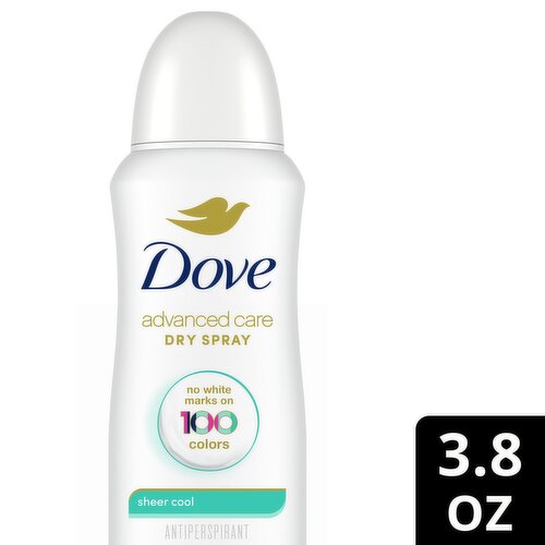 Dove Advanced Care Dry Spray Invisible Sheer Cool Antiperspirant Deodorant, 3.8 oz