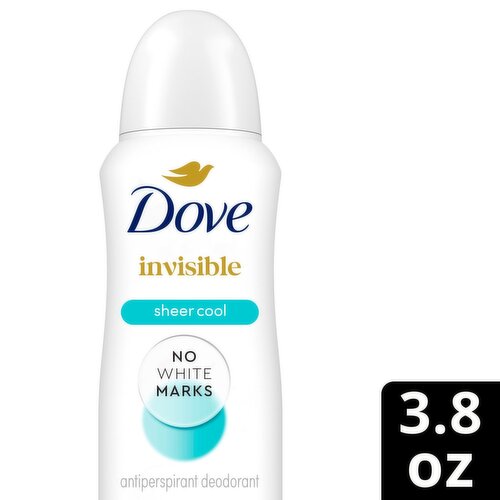 Dove Invisible Sheer Cool Antiperspirant Deodorant, 3.8 oz
