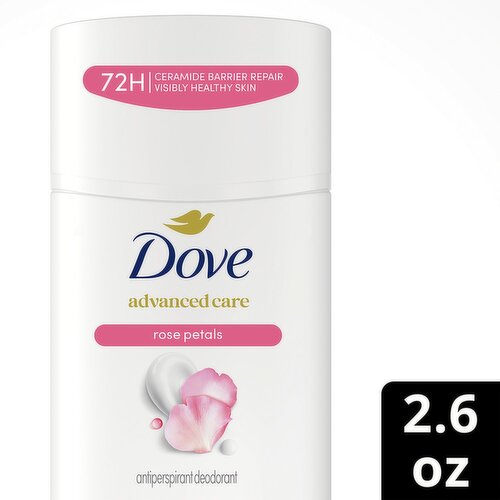 Dove Advanced Care Rose Petals Antiperspirant Deodorant, 2.6 oz