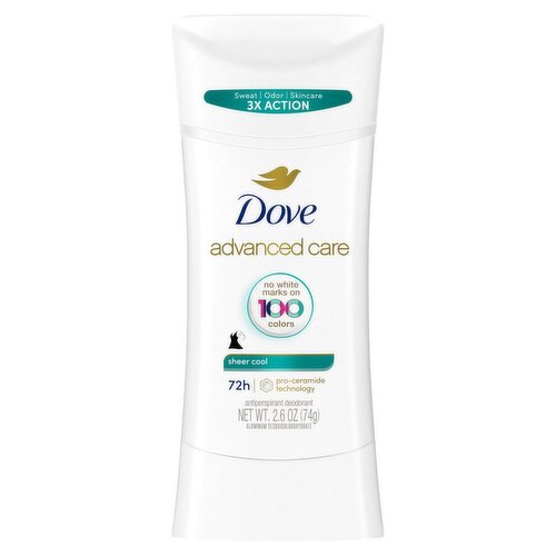 Dove Advanced Care Sheer Cool Antiperspirant Deodorant, 2.6 oz