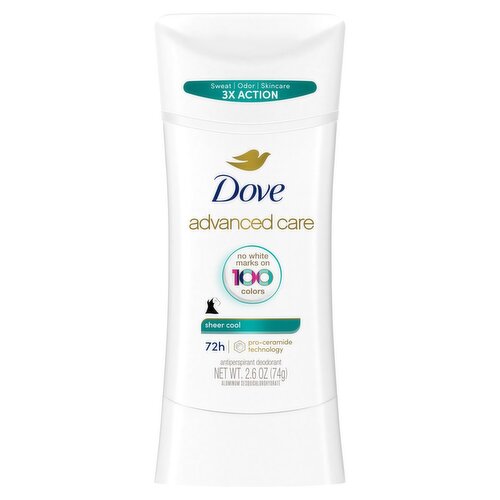 Dove Advanced Care Invisible Sheer Cool Antiperspirant Deodorant, 2.6 oz