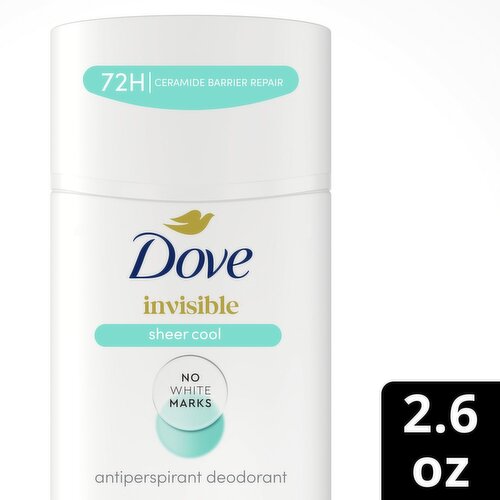 Dove Invisible Sheer Cool Antiperspirant Deodorant, 2.6 oz