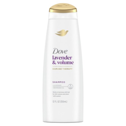 Dove Lavender & Volume Shampoo, 12 fl oz