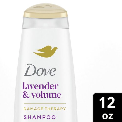 Dove Lavender & Volume Damage Therapy Shampoo, 12 fl oz