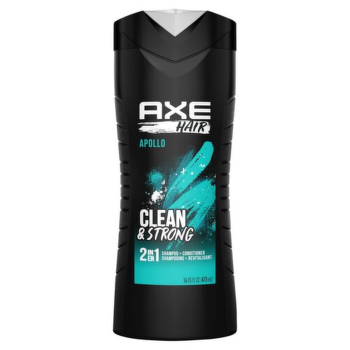 Axe Hair Apollo 2-in-1 Shampoo + Conditioner, 16 fl oz