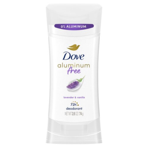 Dove Aluminum Free Lavender & Vanilla Deodorant, 2.6 oz