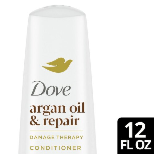 Dove Argan Oil & Repair Damage Therapy Conditioner, 12 fl oz