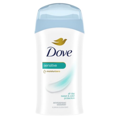 Dove Sensitive Antiperspirant Deodorant, 2.6 oz
