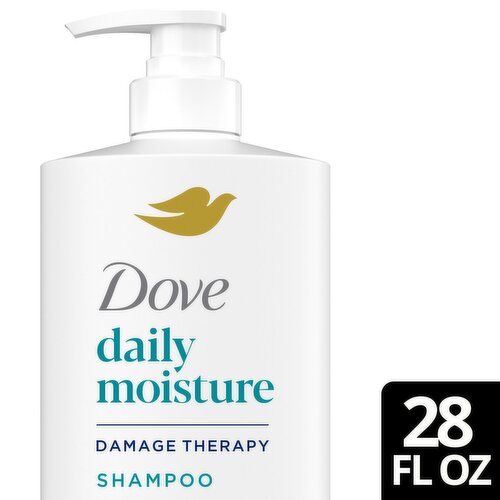 Dove Daily Moisture Damage Therapy Shampoo, 28 fl oz