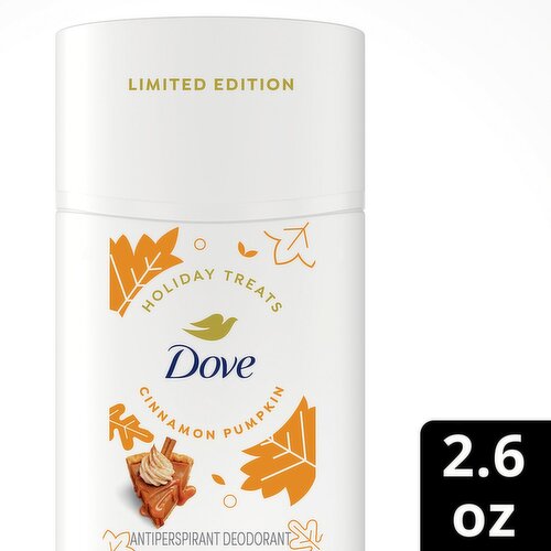 Dove Holiday Treats Cinnamon Pumpkin Antiperspirant Deodorant Limited Edition, 2.6 oz