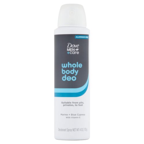 Dove Men+Care Whole Body Deo Deodorant Spray, 4 oz