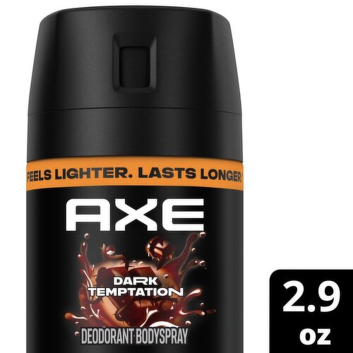 Axe Dark Temptation Deodorant Bodyspray, 2.9 oz