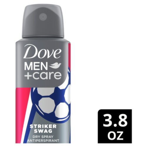 Dove Men+Care Striker Swag Dry Spray Antiperspirant, 3.8 oz