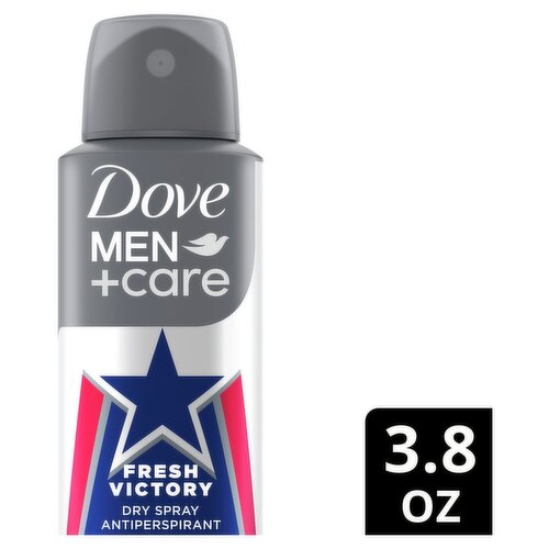 Dove Men+Care Fresh Victory Dry Spray Antiperspirant, 3.8 oz