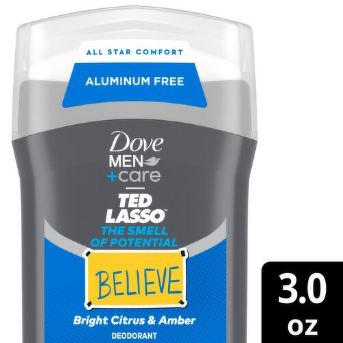 Dove Men+Care Ted Lasso The Smell of Potential Deodorant Limited Edition Collection, 3.0 oz