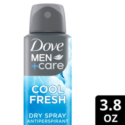 Dove Men+Care Cool Fresh Dry Spray Antiperspirant, 3.8 oz