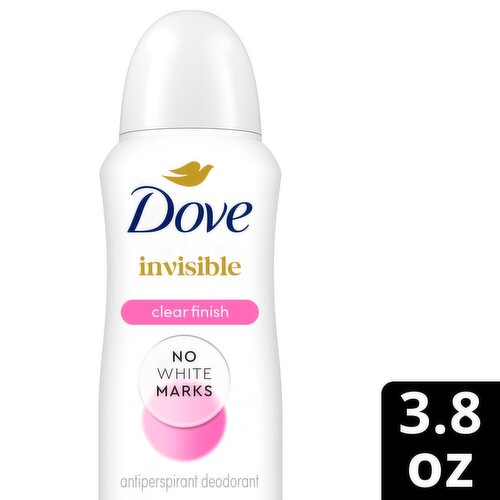 Dove Invisible Clear Finish Antiperspirant Deodorant, 3.8 oz