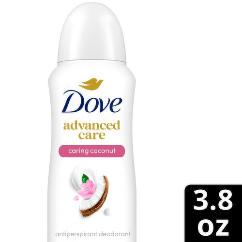 Dove Advanced Care Caring Coconut Antiperspirant Deodorant, 3.8 oz