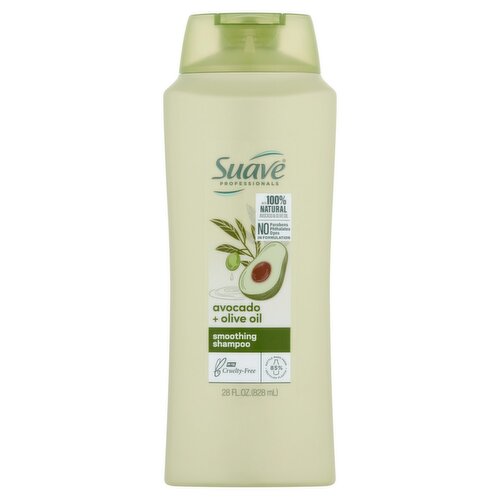 Suave Professionals Avocado + Olive Oil Smoothing Shampoo, 28 fl oz