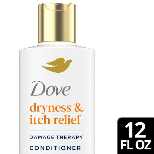 Dove Dryness and Itch Relief Damage Therapy Anti-Dandruff Conditioner, 12 fl oz