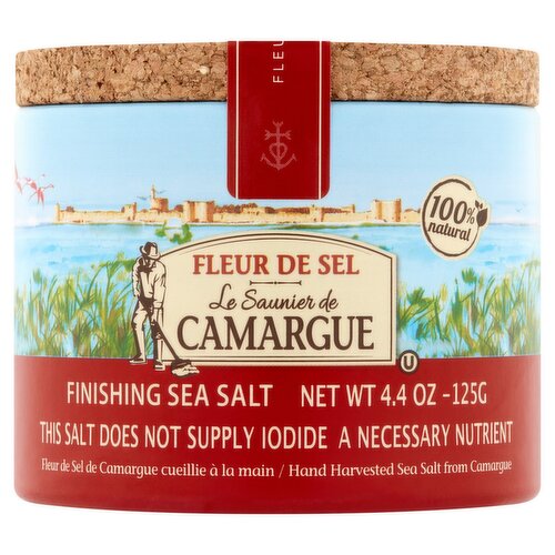 Le Saunier de Camargue Fleur de Sel Finishing Sea Salt, 4.4 oz