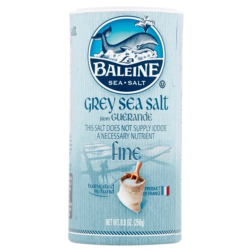 La Baleine Fine Grey Sea Salt, 8.8 oz