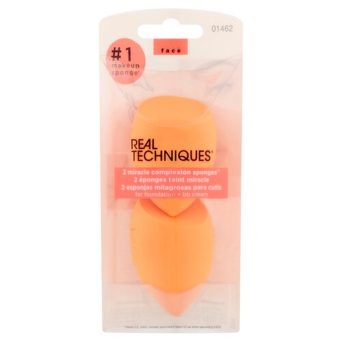 Real Techniques Face Miracle Complexion Sponges, 2 count