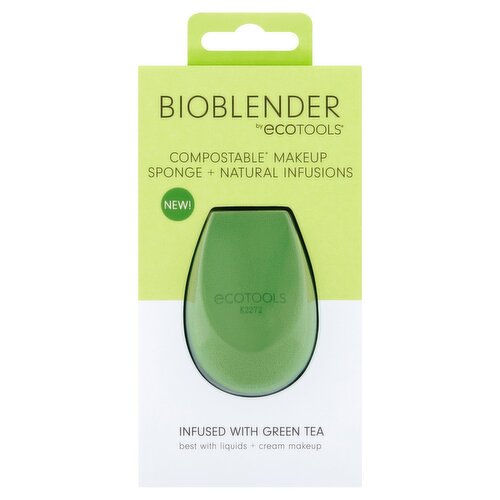 EcoTools Bioblender Infused with Green Tea Compostable Makeup Sponge + Natural Infusions
