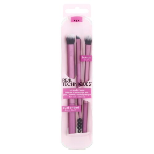 Real Techniques Eye Shade + Blend Makeup Brush Trio