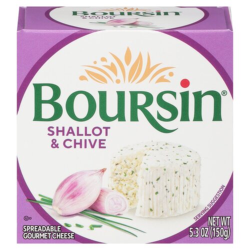 Boursin Shallot & Chive Gournay Cheese, 5.2 oz