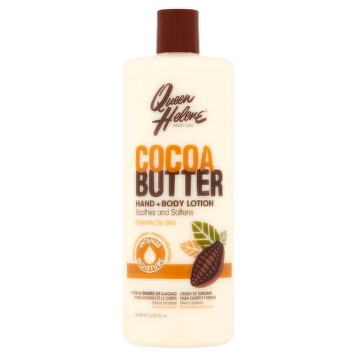 Queen Helene Cocoa Butter Hand + Body Lotion, 32 oz