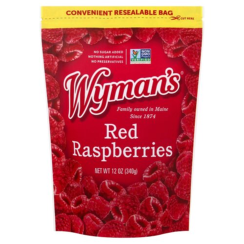 Wyman's Red Raspberries, 12 oz