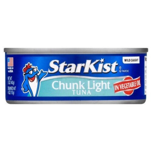 StarKist Chunk Light Tuna in Vegetable Oil, 5 oz