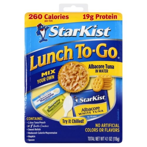 StarKist Lunch To-Go Albacore Tuna in Water, 4.1 oz