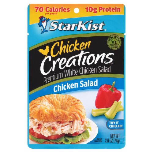 StarKist Chicken Creations Premium White Chicken Salad, 2.6 oz