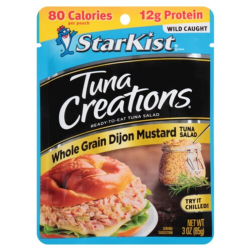 Starkist Tuna Creations Whole Grain Dijon Mustard Tuna Salad, 3 oz