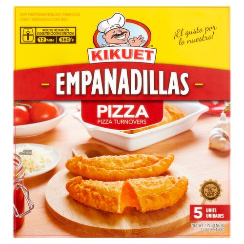 Kikuet Pizza Turnovers Empanadillas, 5 count, 15.8 oz