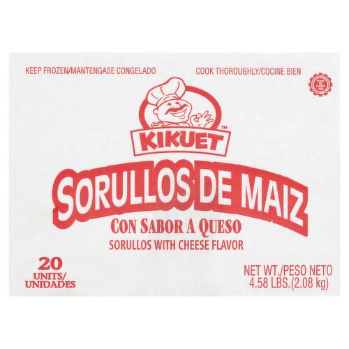 Kikuet Sorullos with Cheese Flavor, 20 count, 4.58 lbs