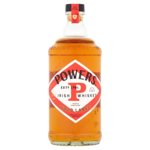 Powers The Original Gold Label Irish Whiskey, 750 ml