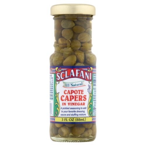 Sclafani Capote Capers in Vinegar, 3 fl oz