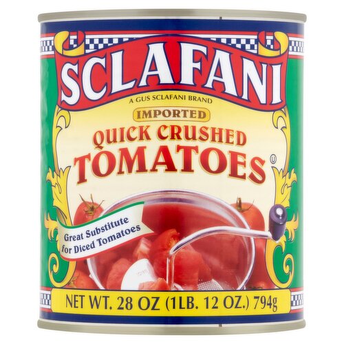 Sclafani Quick Crushed Tomatoes, 28 oz